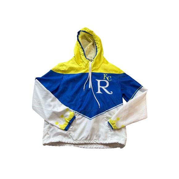 Kansas City Royals 90 jacket; baseball, 90's theme; size Large - Picture 1 of 9